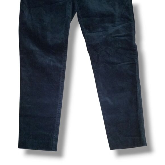 Old Navy Velvet Pixie Mid Rise Pants-Size 4-Pine Green-Pockets-Velour-Pockets - Picture 4 of 9